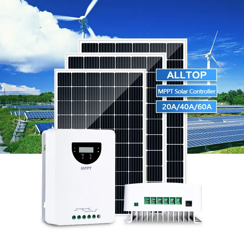 20A 40A 60A Off Grid Solar Panel Charge Controller Inverter